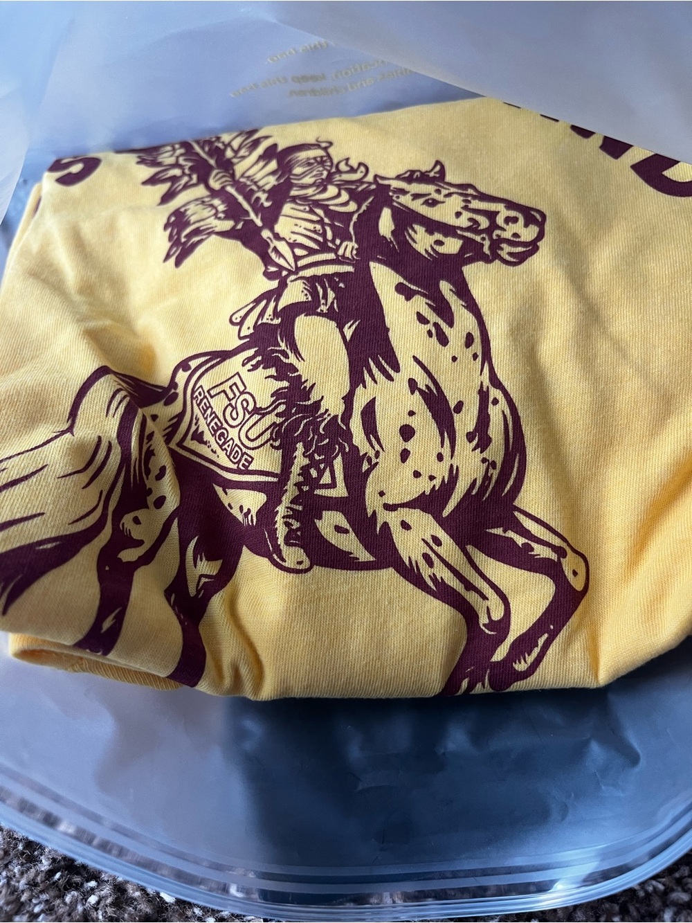 New Homefield Florida State University Renegade t-shirt, yellow